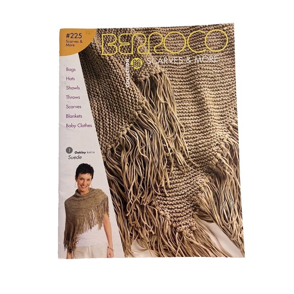 Berroco Peruvia Knitting Pattern Book #225 Lightweight Poncho Sweaters & Scarves - Picture 1 of 12